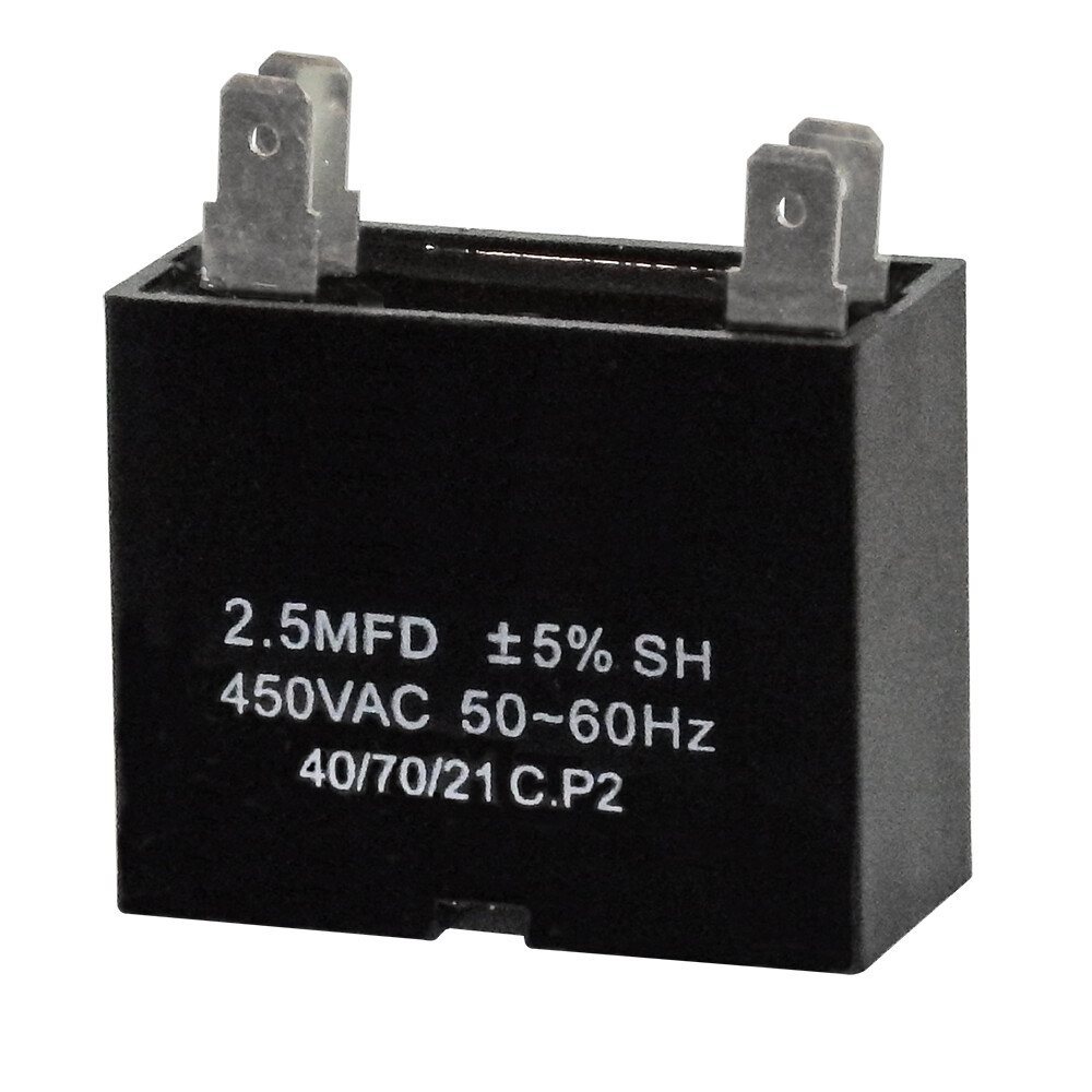 Mini Split Capacitor (1) - 2.5 mfd 2.5 uf - 450V - 4 Terminal - 50/60HZ
