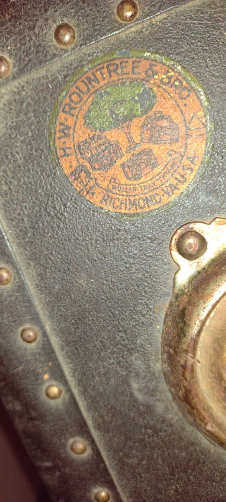 Vintage H.W. Round tree Roller Tray Trunk