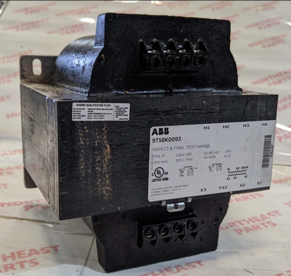 ABB General Purpose Transformer 9T58K0093