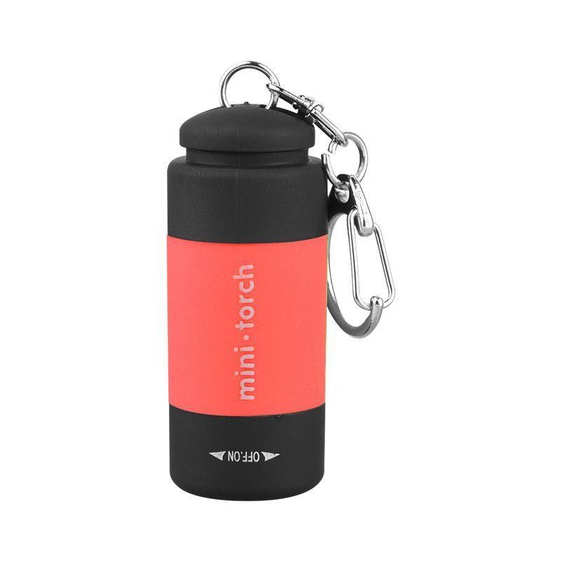 LED Micro Pocket Flashlight Portable USB Rechargeable Keychain Flashlight Waterp