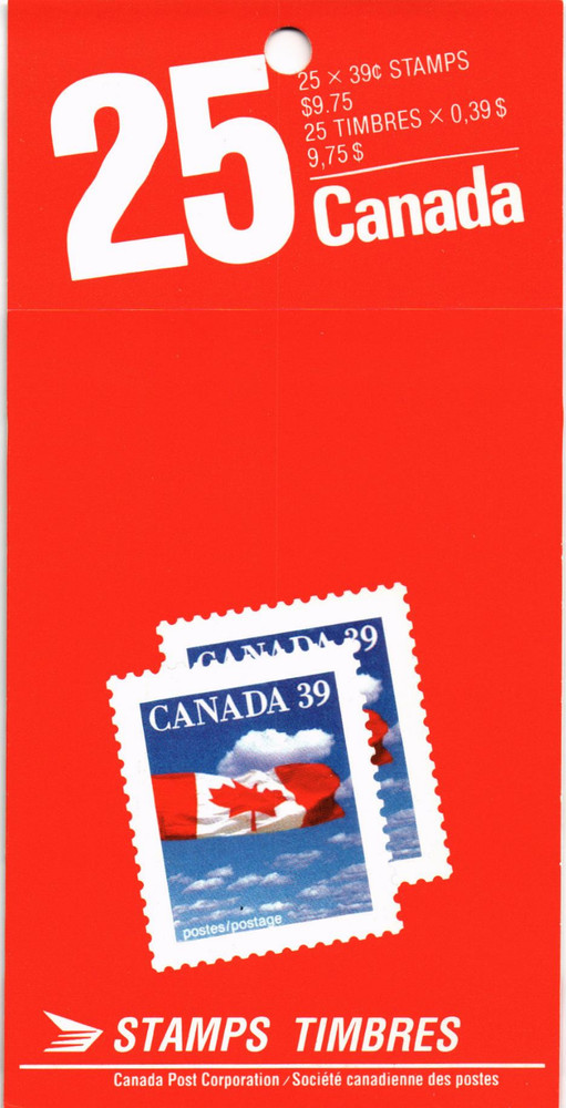 Canada 1989 Yvert C 1123b(II) Basic Flags MNH VF