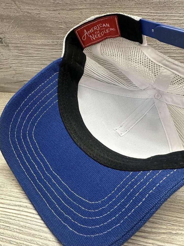 Hamm's Bear Patch Trucker Hat Blue American Needle Hat