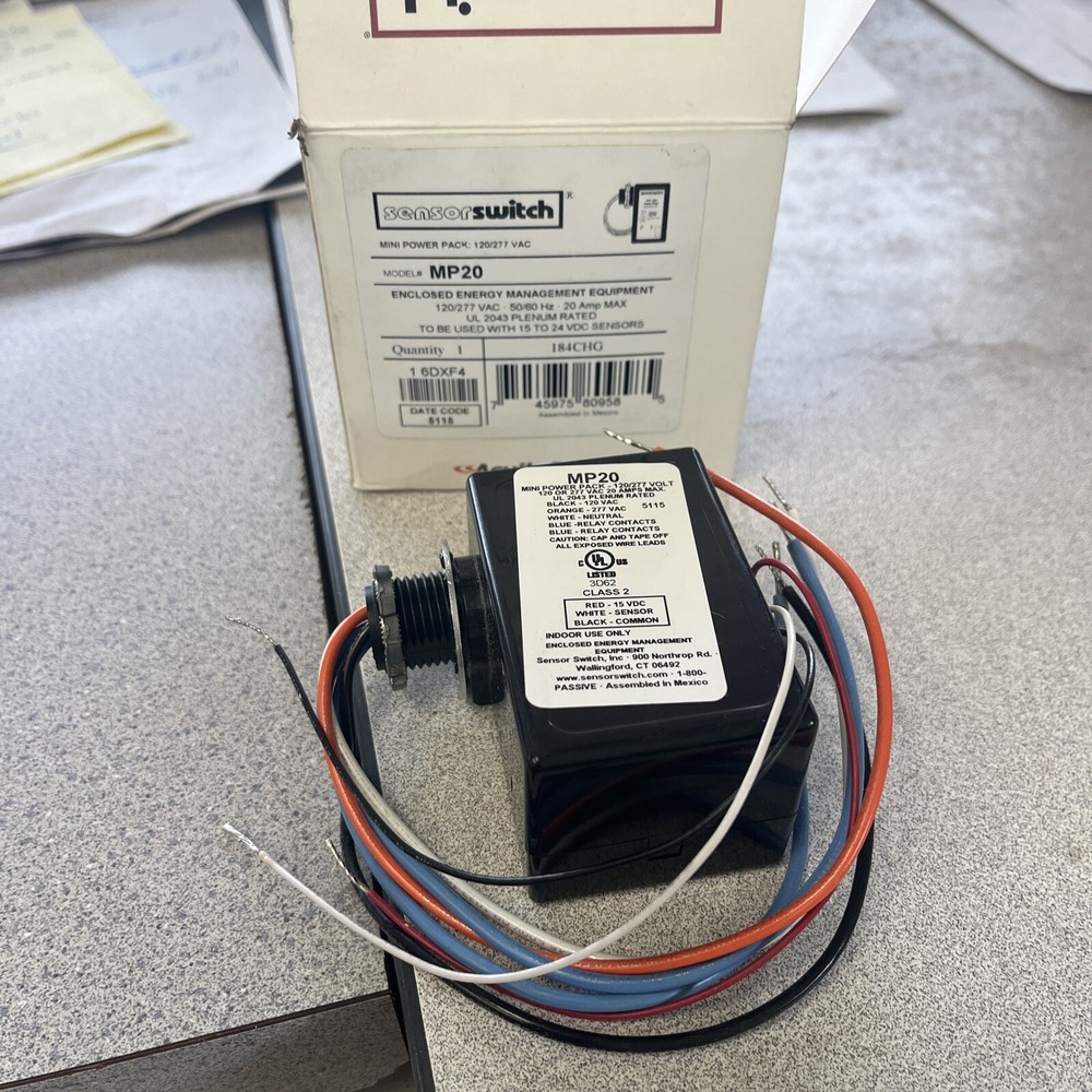 Sensor Switch MP20 Motion Detector - Black 184CHG