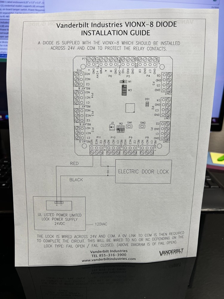 VANDERBILT VRINX / VIONX-8