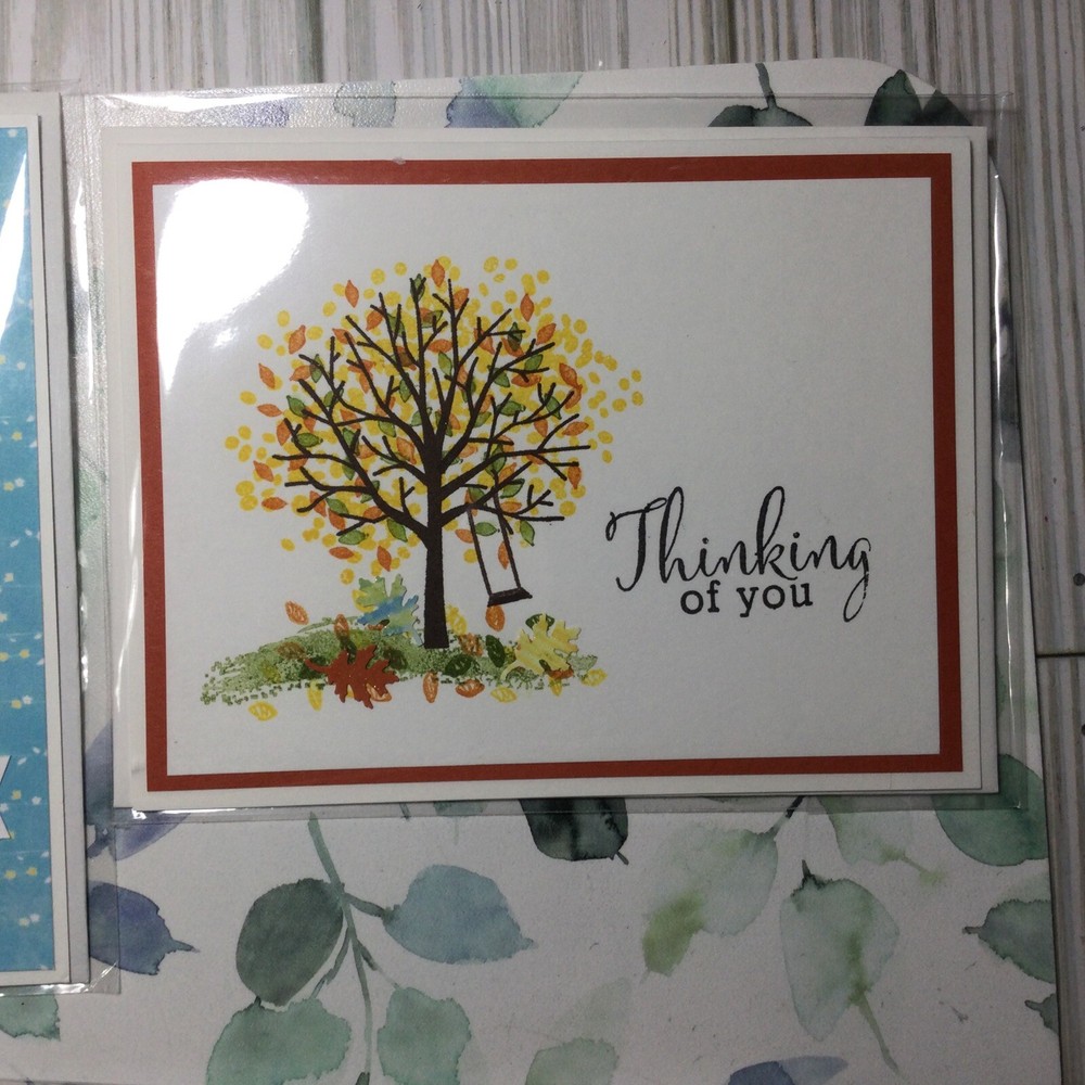 Handmade 5 Single Completed Cards - Mixed Grouping 10