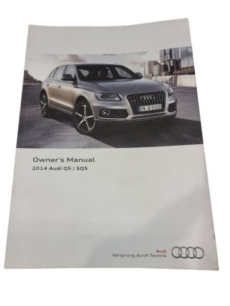 SQ5 AUDI 2014 Owners Manual 598673