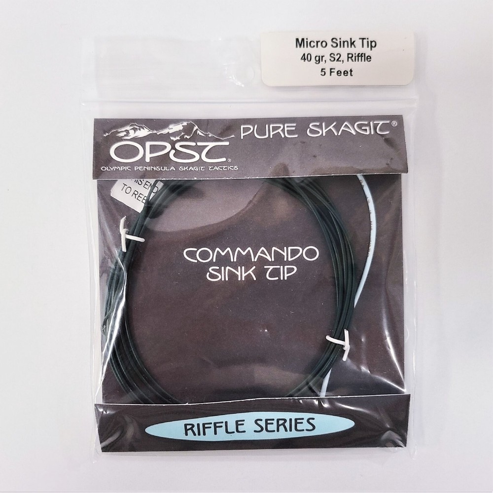 OPST Micro Skagit Commando Sink Tip - 5 Foot, 40 Grain S2 Riffle - New