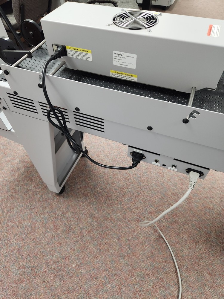 Secap SC48 Conveyor with TD36 Dryer for envelope addressing printers