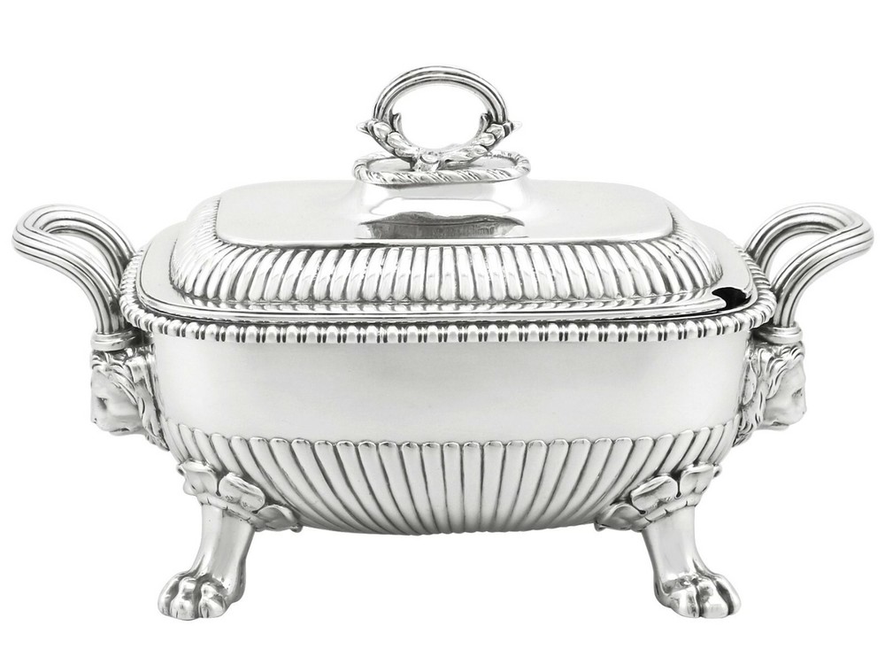 Antique George III Sterling Silver Tureens 1810
