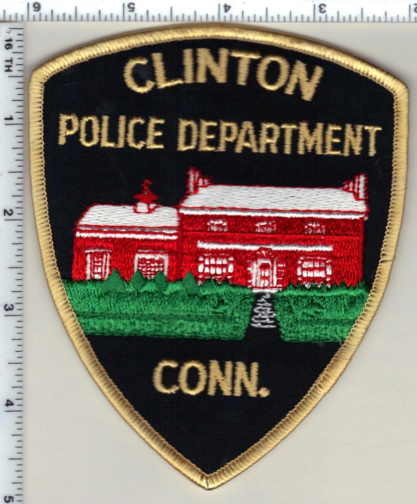 Clinton Police (Connecticut) Shoulder Patch - new from 1989