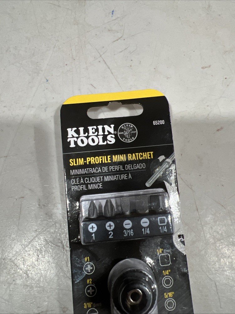 KLEIN TOOLS 65200 Ratchet Set, 5-Piece Mini Set Multi