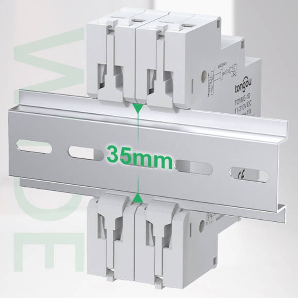 DC Voltage Detector Din Rail Voltage Meter LED Voltage Display Secure Position