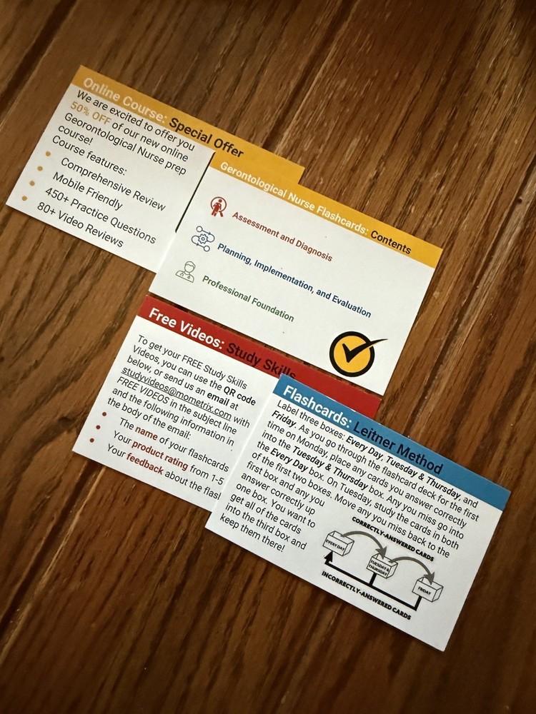 Mometrix Gerontological Flashcards