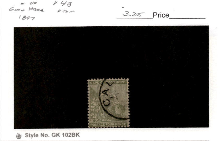 Cape Good Hope, Postage Stamp, #48 Used, 1897 (AB)