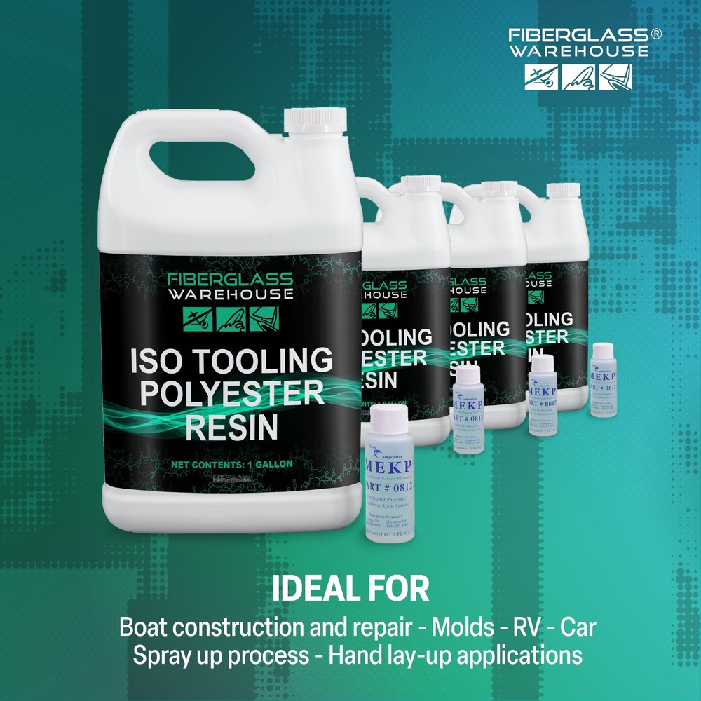 ISO Polyester Laminating Resin w/ catalyst (4 Gallon)