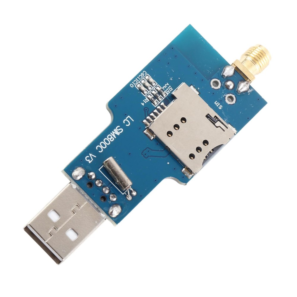USB to GSM Module, Low Consumption PCB Board Electronic Component,SIM800C Run...