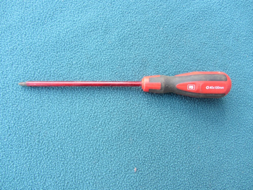 RS Sleeved Pozidive PT 0 (0 x 100mm) SCREWDRIVER