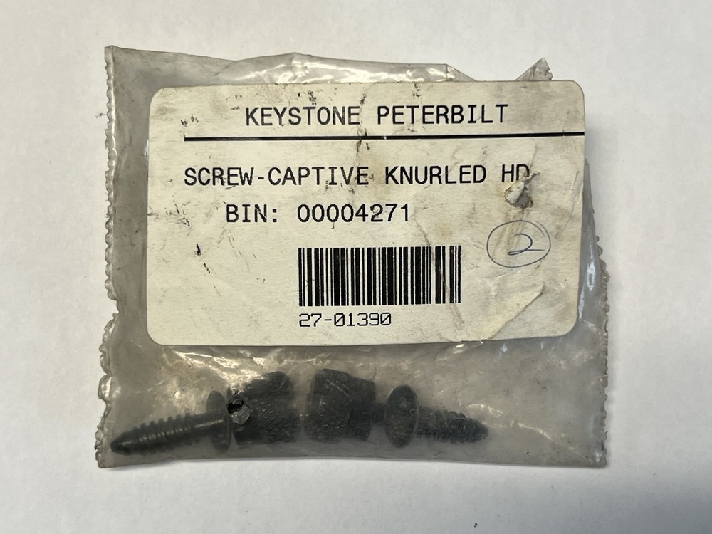 2-Pack Peterbilt Captive knurled panel Screws #27-01390