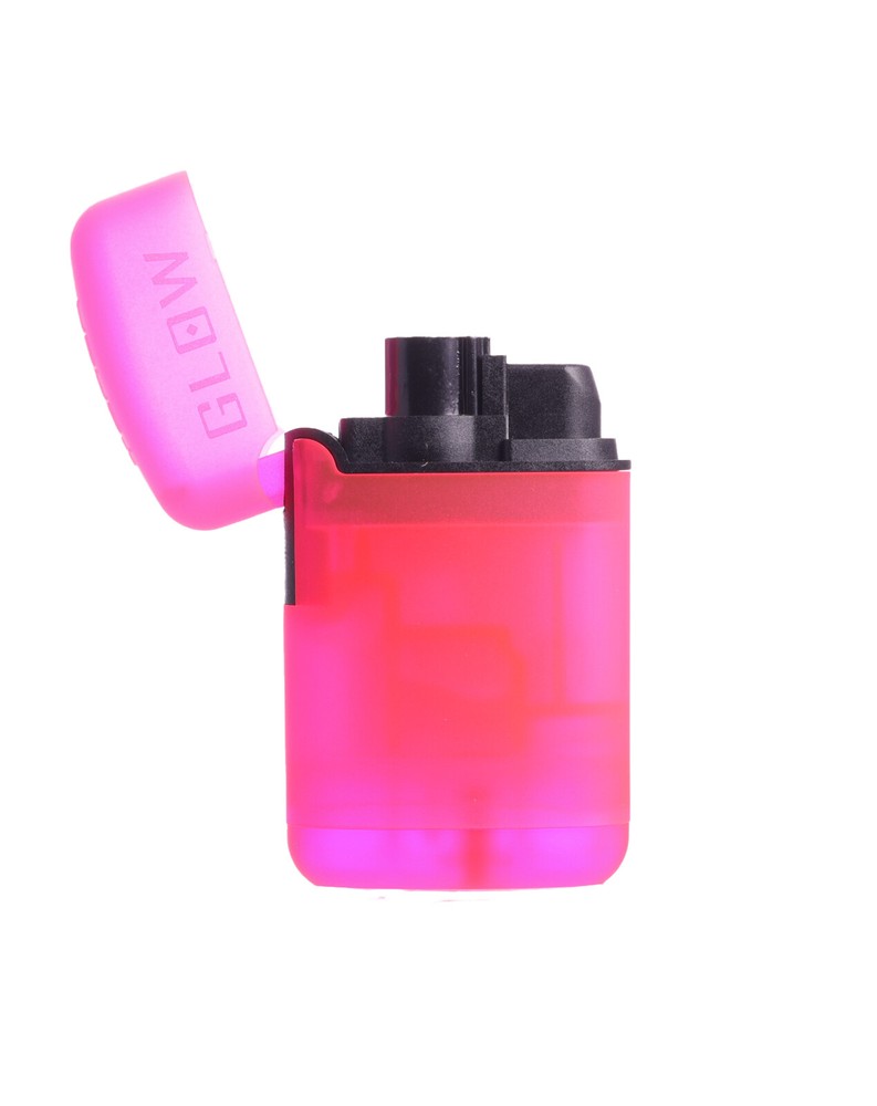 4 Pack Glow in the Dark Single Flame Butane Refillable Torch Lighter