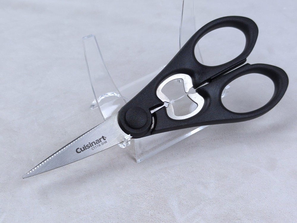 Cuisinart CLASSIC 8" KITCHEN SHEARS w/ STAINLESS Blade & BLACK Handle C77TR-SHR