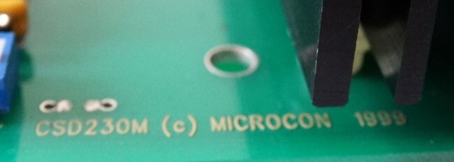 Microcon CSD230M with small heatsink -used-