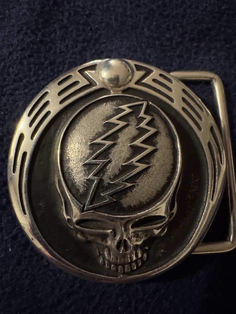 Owsley Stanley Silver belt buckle