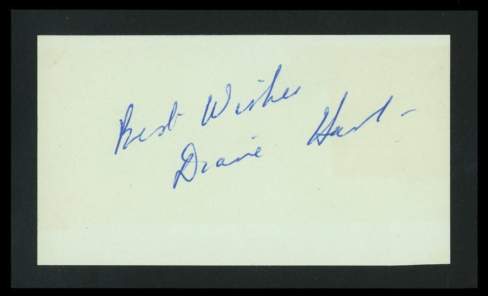 DIANE HART (1926-2002) autograph cut | "The Pickwick Papers" - signed