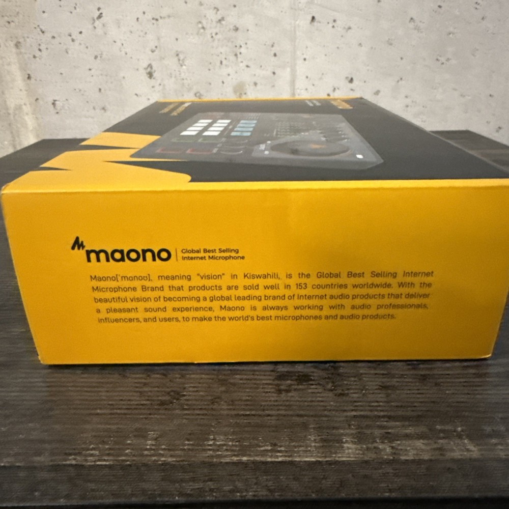 Map o maonoCASTER E2 Podcasting Console Live & Studio Mixer MPN E2 Studio Audio