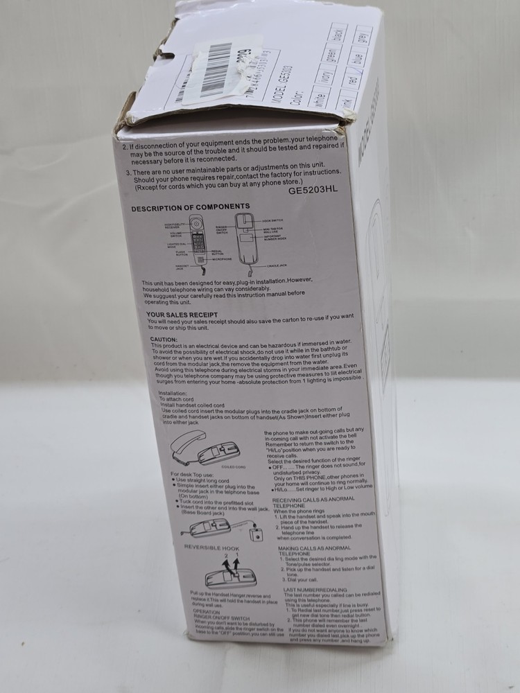 Golden Eagle 5303RED Trimstyle Visual Ringer Red