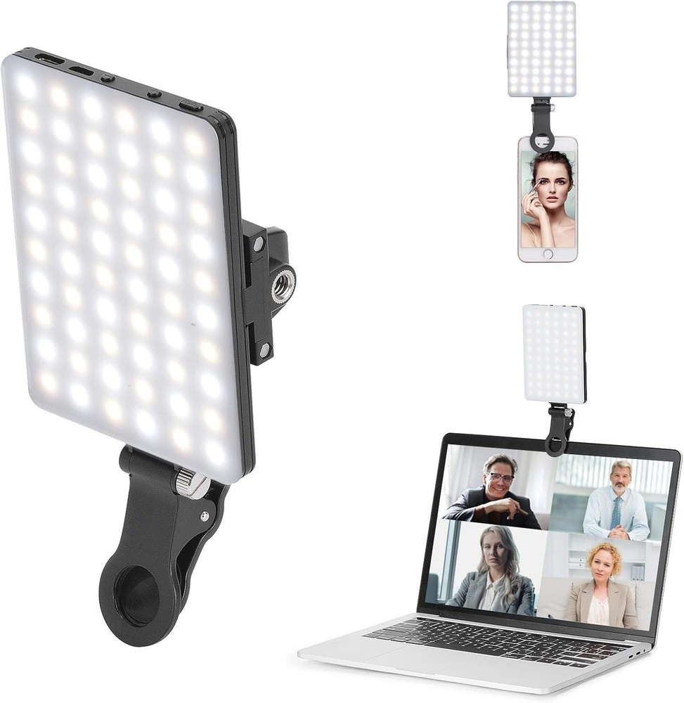 60 LED Video Conference Light with Clip-On Design