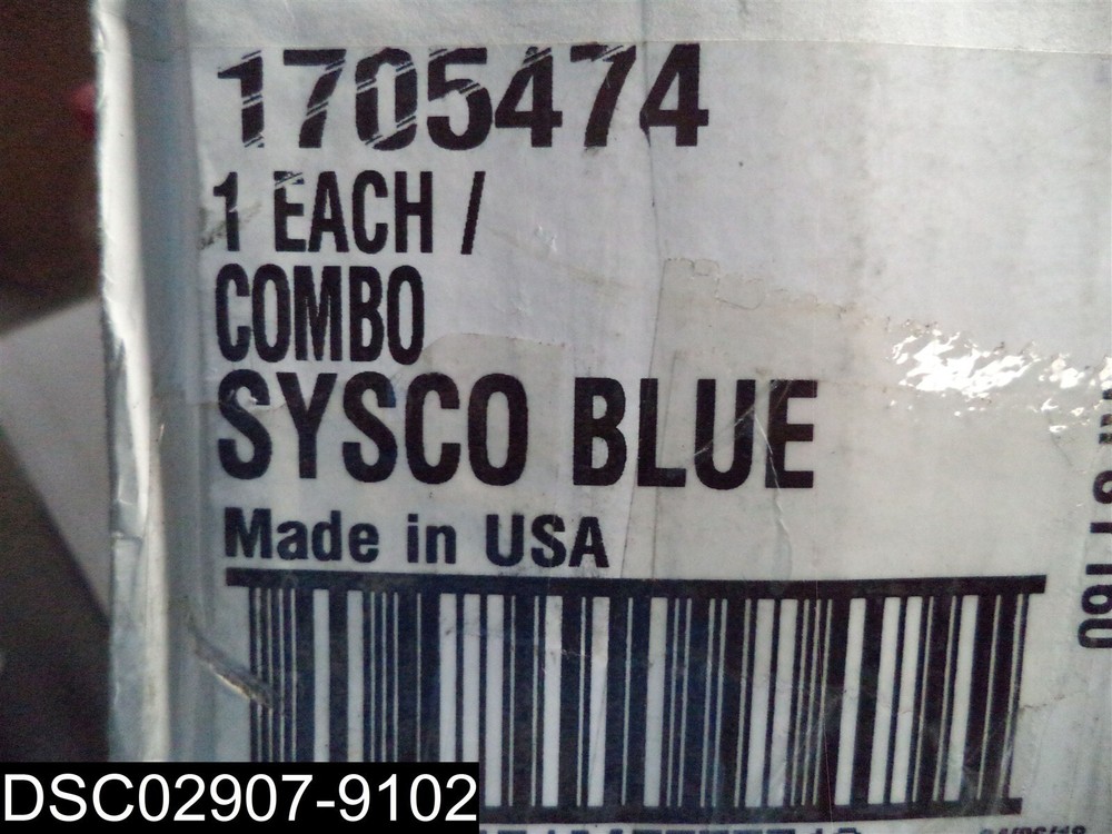 1705474 Sysco Blue Combination Flatware Rack