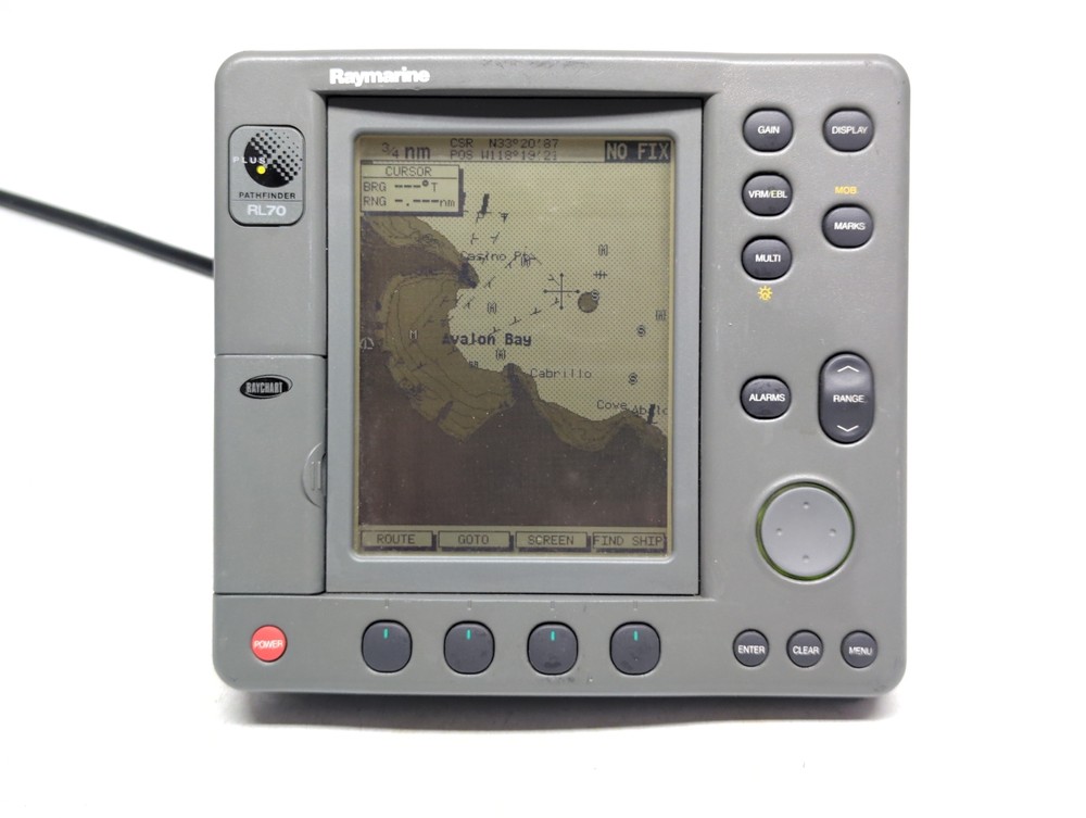 Raymarine Raytheon RL70 Plus RL70RC E52032 7" LCD Radar Chartplotter Display