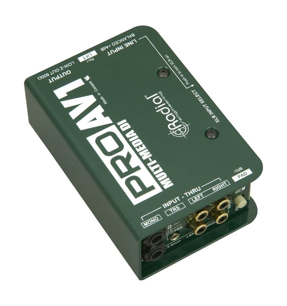 Radial Engineering R8001112 Pro AV1 Direct Box