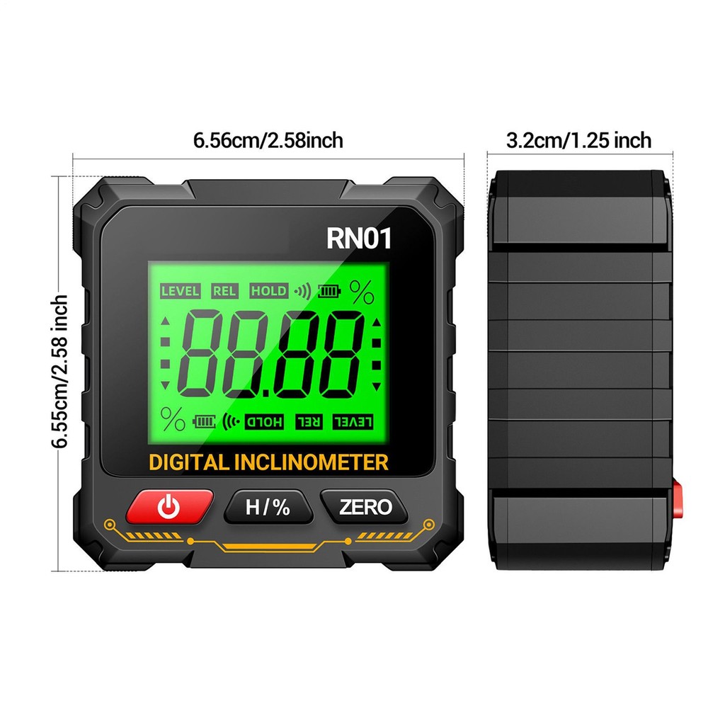 Digital Angle Finder Magnetic Mini Protractor Angle Finder Measuring