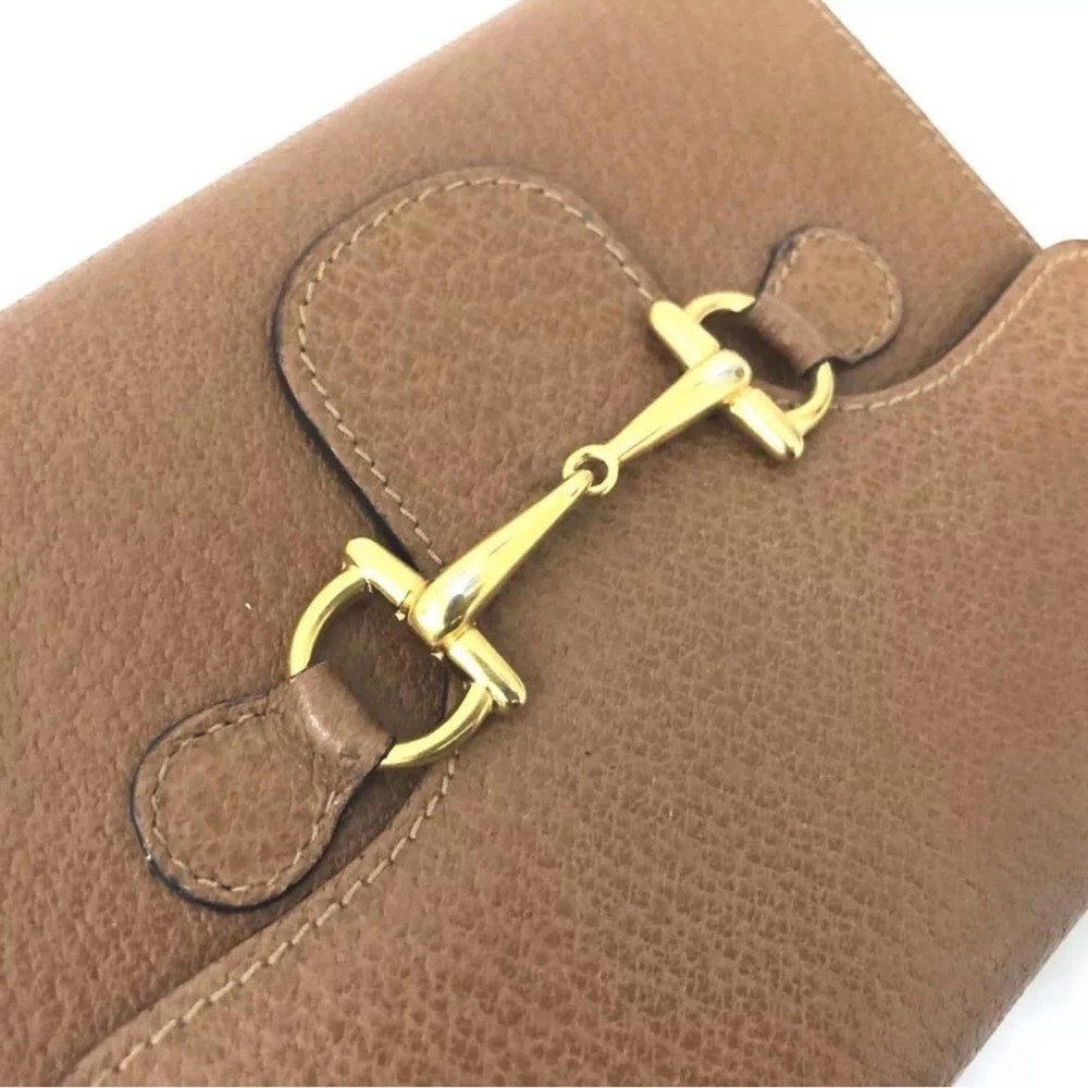 GUCCI Horse Bit Leather Notebook Cover Set