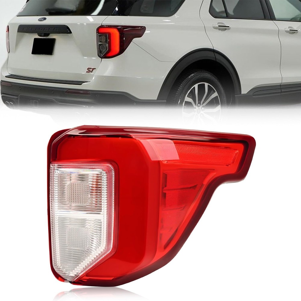 LED Tail Lights Compatible with Fo-rd Explorer 2020-2023, Right/Passenger Sid...