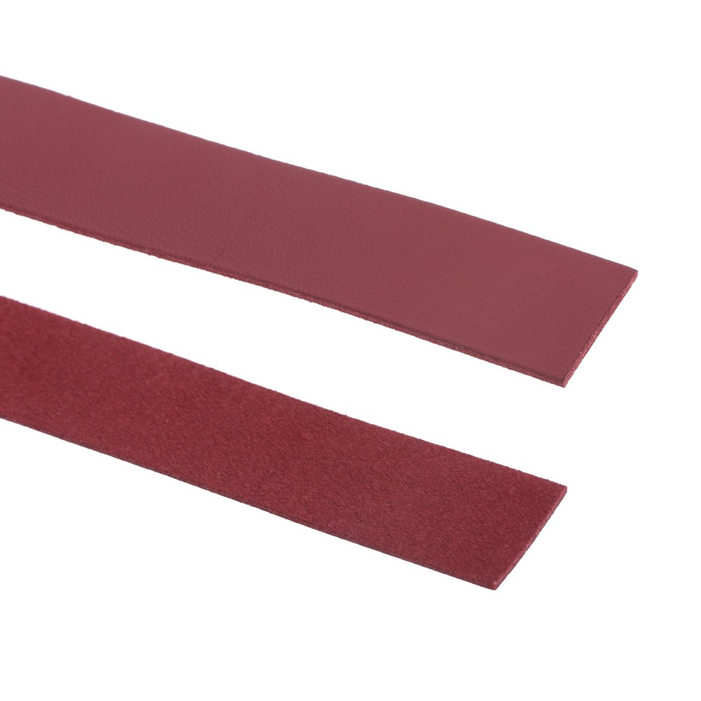 Leather Straps Strip Belt 2cm(0.8" Width) Leather Strips Red
