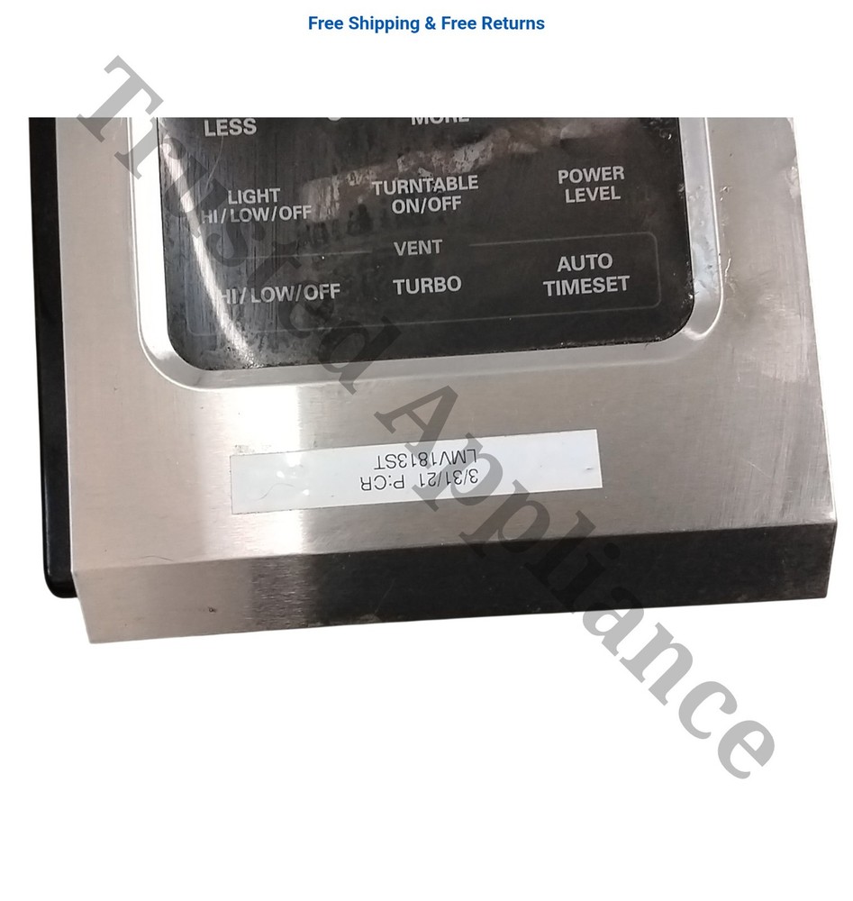 Microwave Control Panel Console MFM61977901 Stainless
