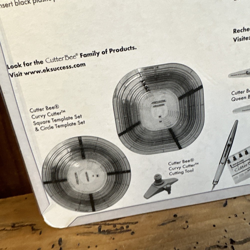 CURVY CUTTER OVAL + Circle TEMPLATE 8 Piece SET