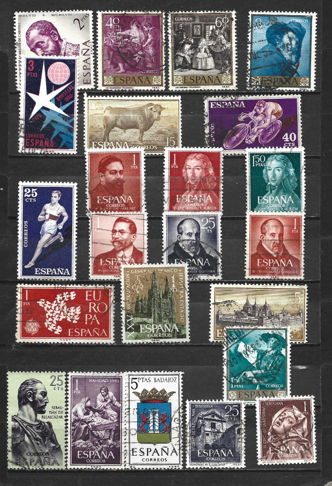 SPAIN - 1956/62 SELECTION.