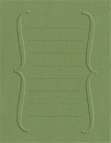 Brackets Journaling Block A2 Quickutz Embossing Folder EF-A2-031 NEW!