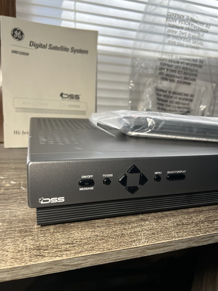 GE DSS DRD122GW Satellite Tv Digital Receiver