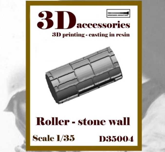 Ardennes Miniature 1/35 Roller - Stone Wall