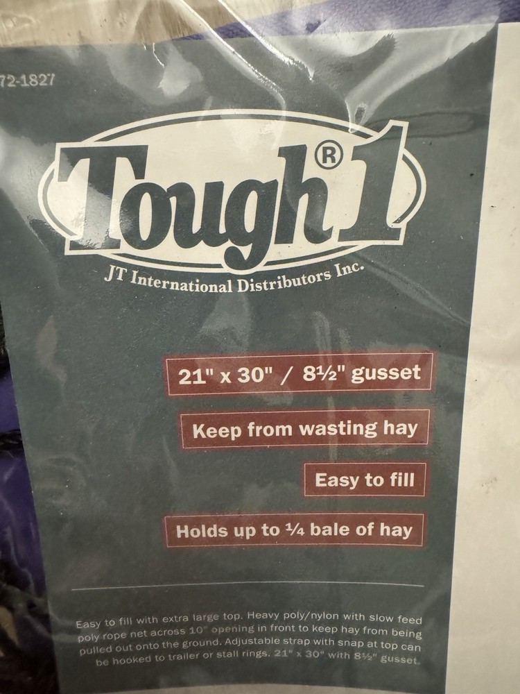 Tough1 Hay Bag Tote With Poly Net