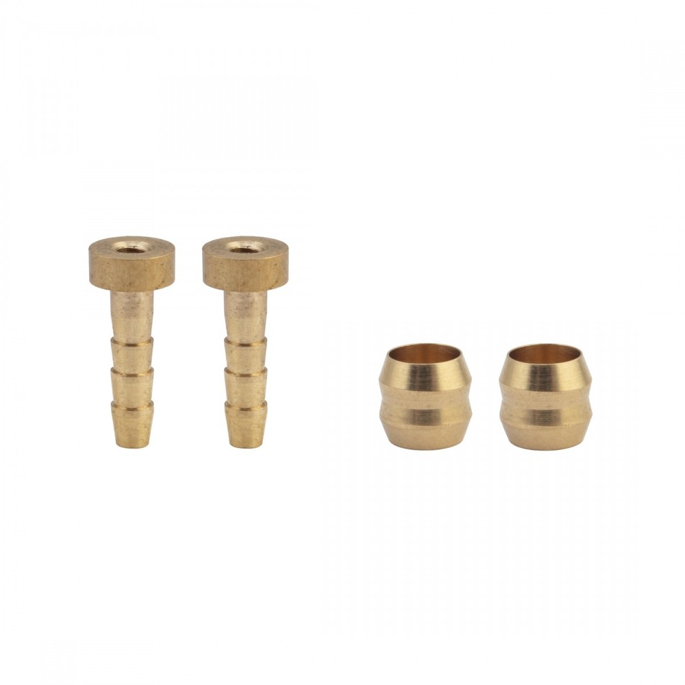Clarks React-2 Brake Disc Olive & Needle Hose Fitting Pair - Replacement
