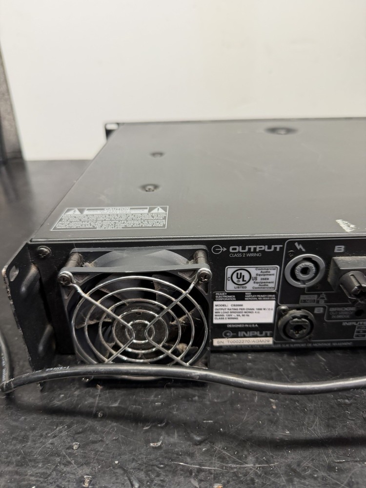 Peavey CS 2000 Professional Power Amplifier - tested & working