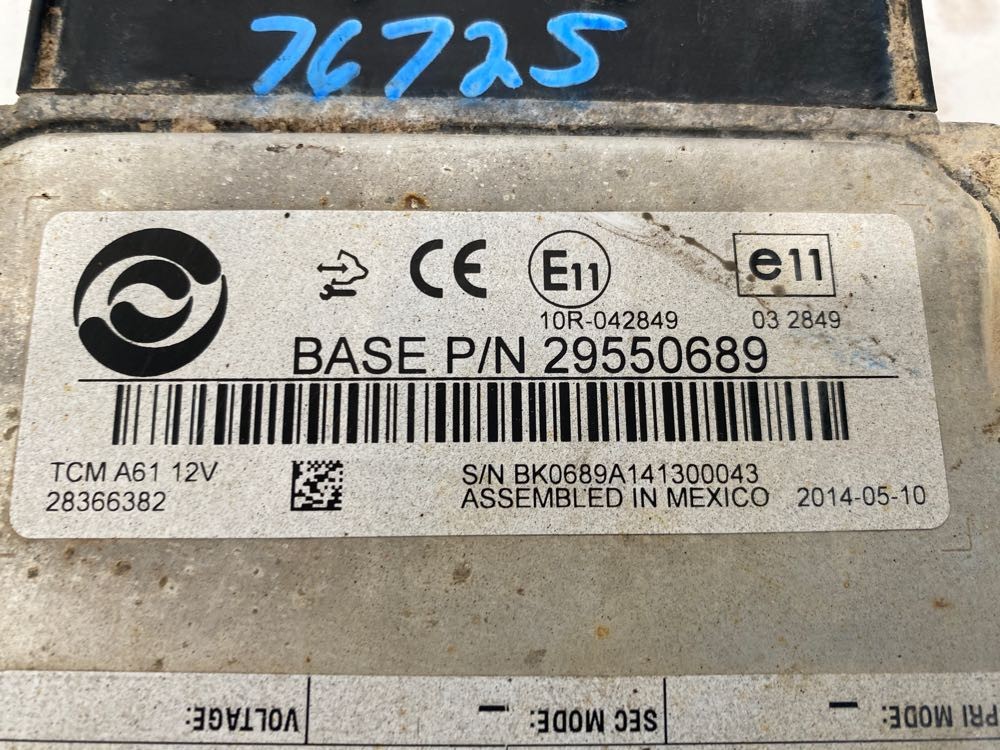 Allison Transmission Control Module 29550689 (357-10192)