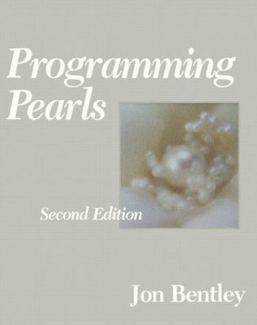 Programming Pearls Paperback Jon Bentley