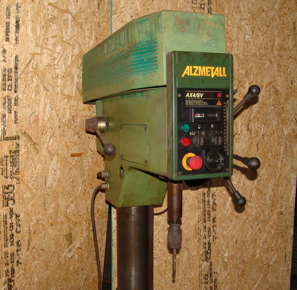 4hp Power down feed drill press Alzmetall