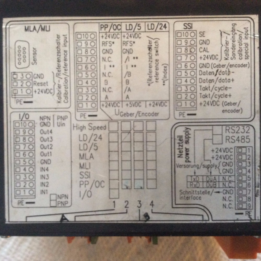 SIKO MA20-0004 Controller Multifunction Display Push and Pull/Open Collector 24V